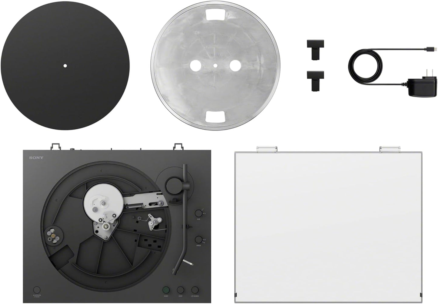 Sony PS-LX3BT Wireless Bluetooth Turntable (2026 Model) : Fully Automatic Belt Drive Vinyl Record Player with Built-in Phono EQ, Black