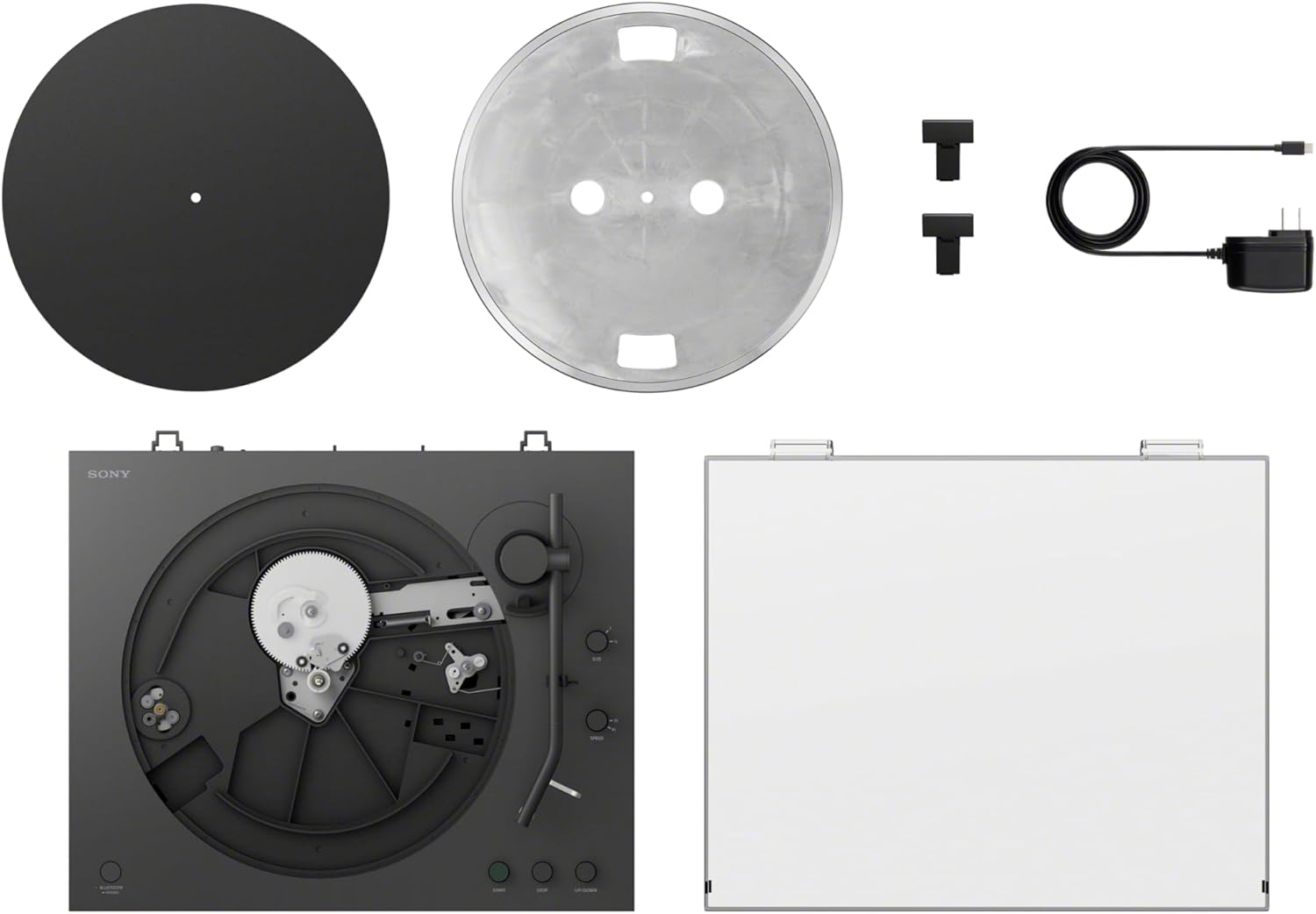 Sony PS-LX3BT Wireless Bluetooth Turntable (2026 Model) : Fully Automatic Belt Drive Vinyl Record Player with Built-in Phono EQ, Black