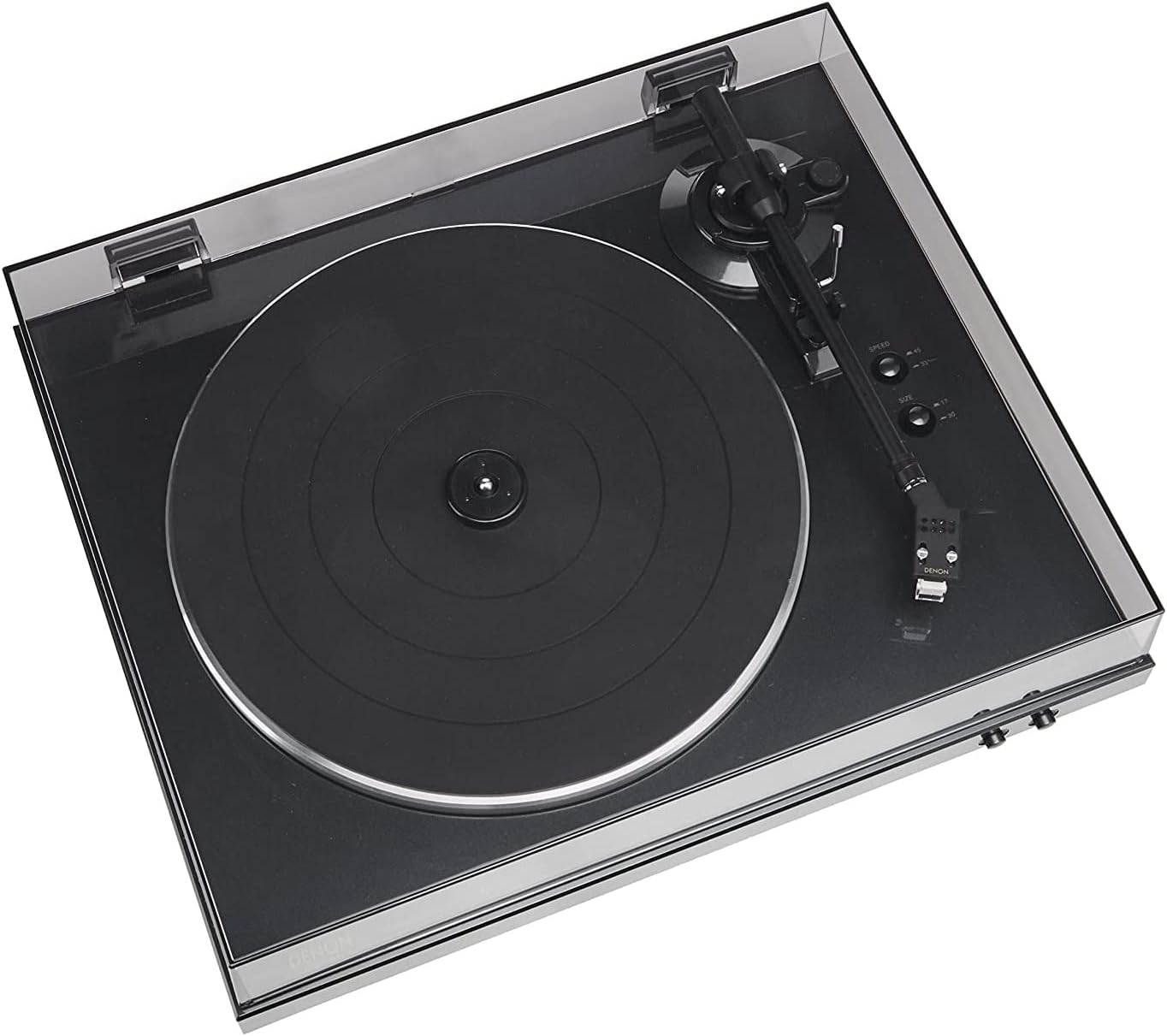 Denon DP-300F Fully Automatic Analog Turntable & Vinyl Record Player with Built-in Phono Equalizer | Turntables for Vinyl Records | Unique Tonearm Design | Hologram Vibration Analysis | Slim Design