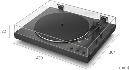 Sony PS-LX3BT Wireless Bluetooth Turntable (2026 Model) : Fully Automatic Belt Drive Vinyl Record Player with Built-in Phono EQ, Black