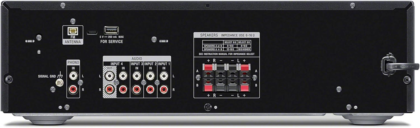 Sony STRDH190 2-ch Home Stereo Receiver with Phono Inputs & Bluetooth Black