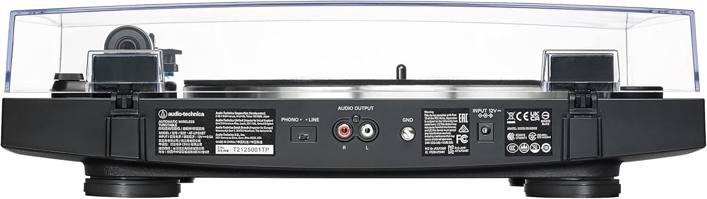 Audio-Technica AT-LP3XBT-BK Bluetooth Turntable Belt Drive Fully Automatic 33/45 (Black)