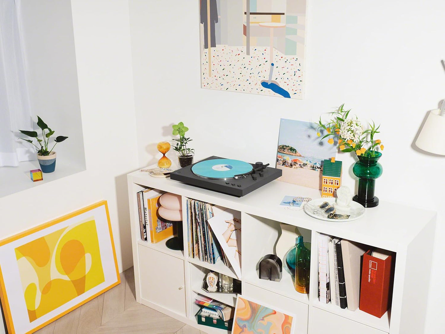 Sony PS-LX3BT Wireless Bluetooth Turntable (2026 Model) : Fully Automatic Belt Drive Vinyl Record Player with Built-in Phono EQ, Black